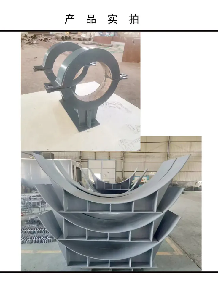 Heavy-duty reinforced pipe saddle