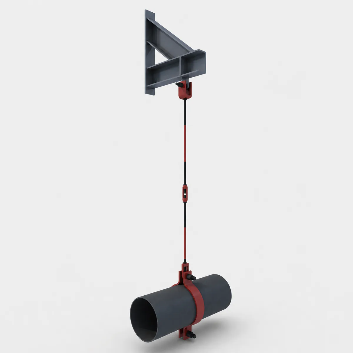 Two-Hole Pipe Clamp Rigid Hanger