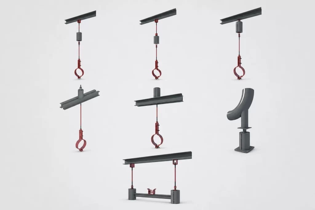 Spring Hanger Installation Forms, Types A—G